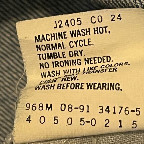 Vintage 90s Men's Orange Tab Levi's 505 Made in USA Jeans Size 32x30 - Picture 7 of 10